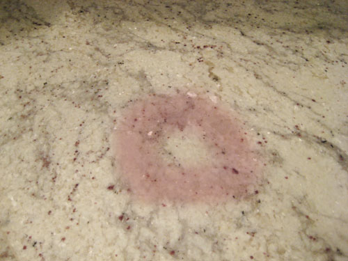 Diffe Stains On Kitchen Countertops, Do Marble Vanity Tops Stain