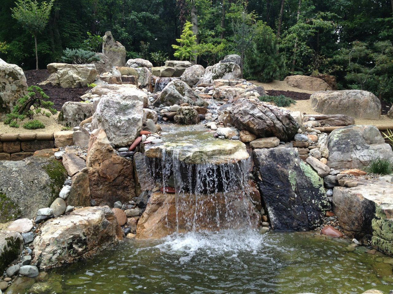 Natural Stone Landscaping: Water Features | Amanzi Marble ...